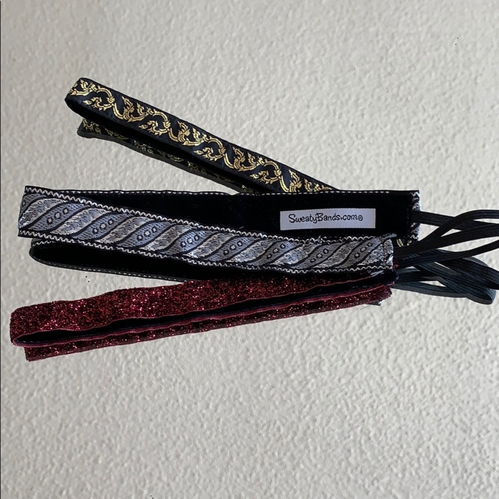 Three Pack of Patterned Sweaty Bands